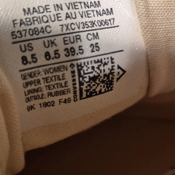 CONVERSE Womens Chuck Taylor All Star Shoreline Low Profile Sneakers, Size 8.5 - Picture 13 of 16